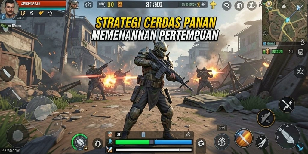 Tangkapan layar 8180 menunjukkan momen strategis dalam permainan.