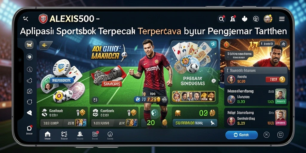 Tampilan gameplay dari ALEXIS500 yang menantang dalam taruhan olahraga.
