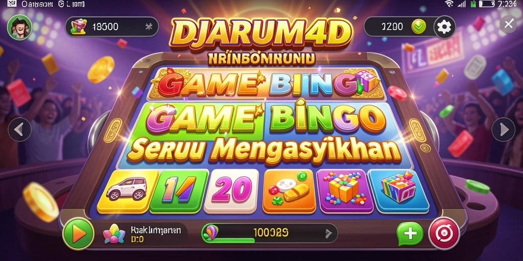 Tampilan gameplay mengasyikkan dalam DJARUM4D - permainan Bingo yang seru!