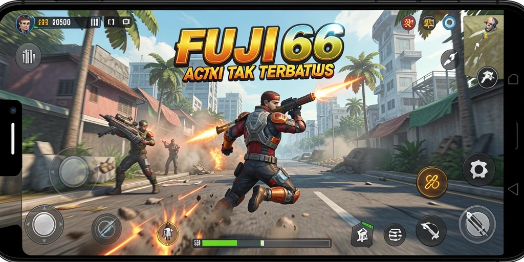 Tampilan gameplay FUJI66 yang intens dan menarik.
