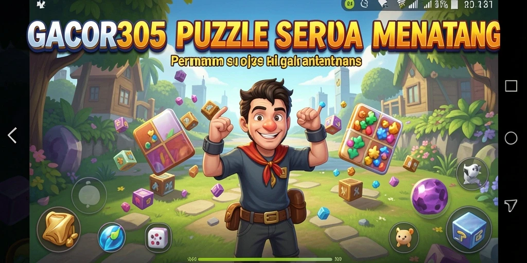 Screenshot GACOR305 menampilkan gameplay Puzzle yang seru dan menantang.