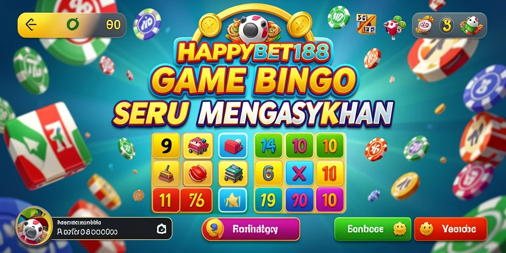 Screenshot gameplay Bingo di HAPPYBET188 yang menarik dan interaktif.