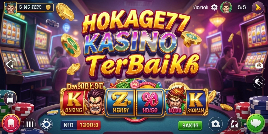 Screenshot gameplay HOKAGE77 menampilkan keseruan permainan Kasino.