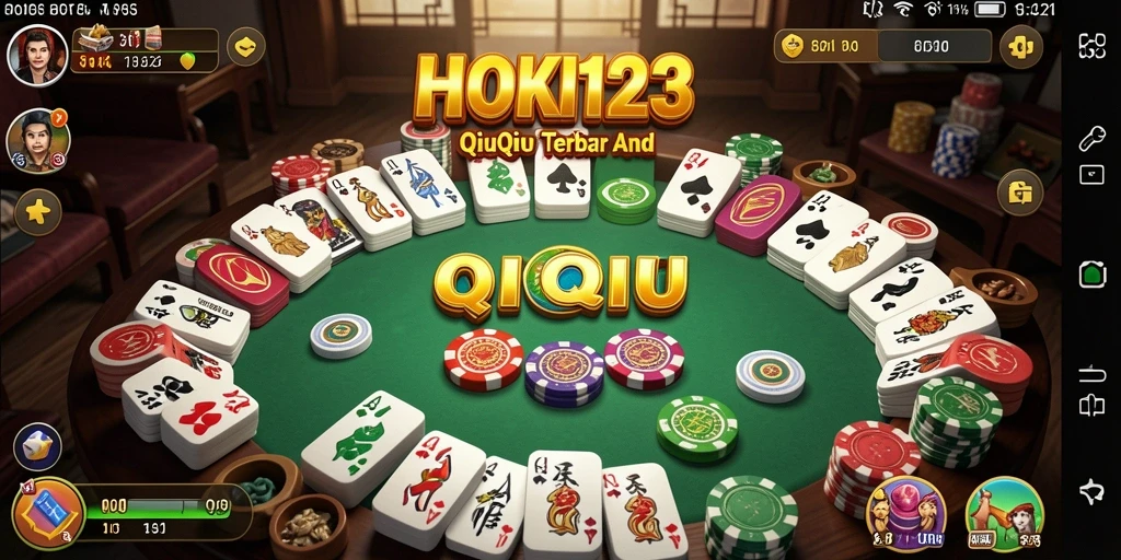 Tampilan gameplay QiuQiu yang mendebarkan dan seru.