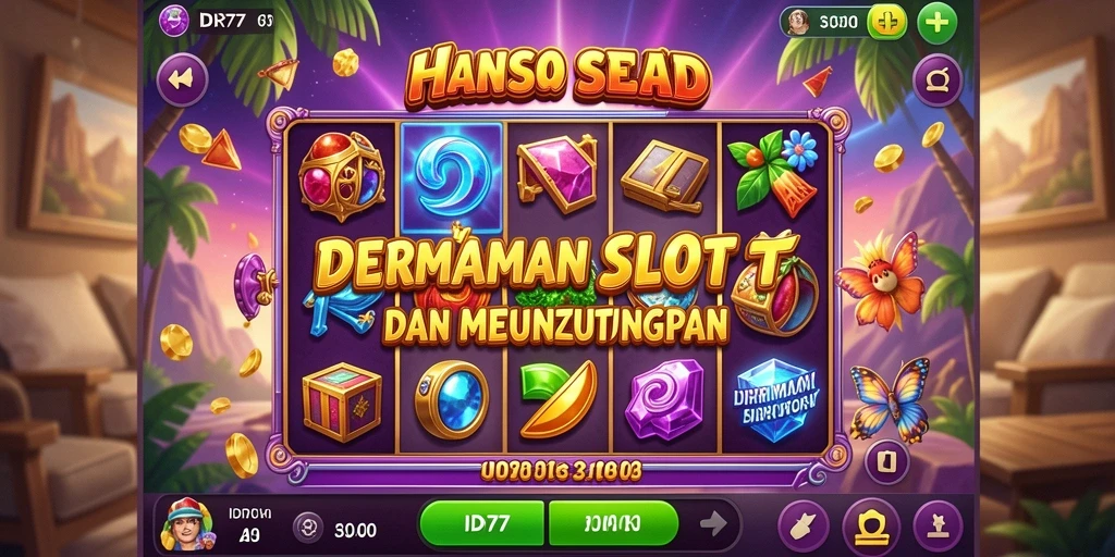 Tampilan gameplay menarik dari IDR77 dengan fitur slot yang seru.