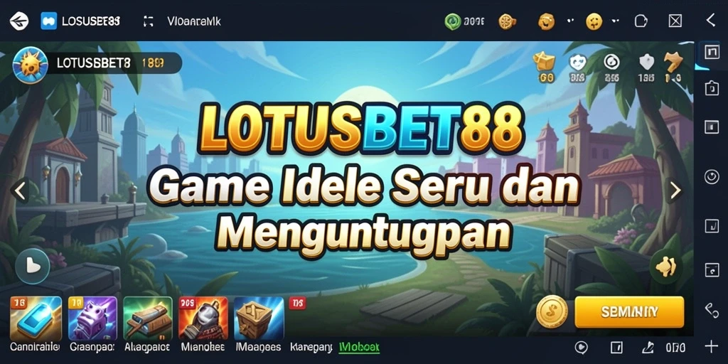 Tampilan gameplay LOTUSBET88 yang seru dan mengasyikkan di saat bersamaan.