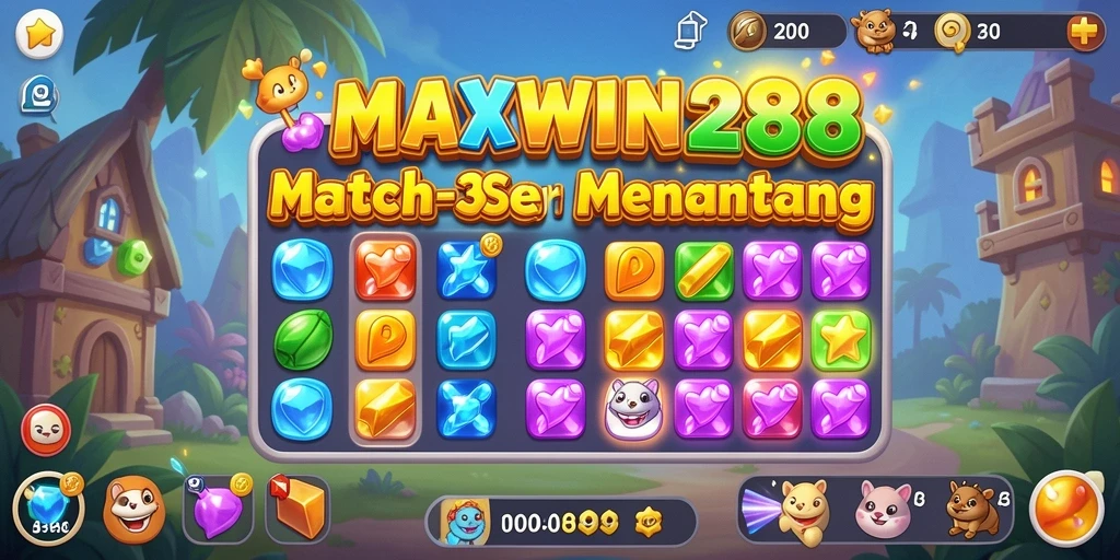 Tampilan gameplay menarik dari MAXWIN288 yang menantang.