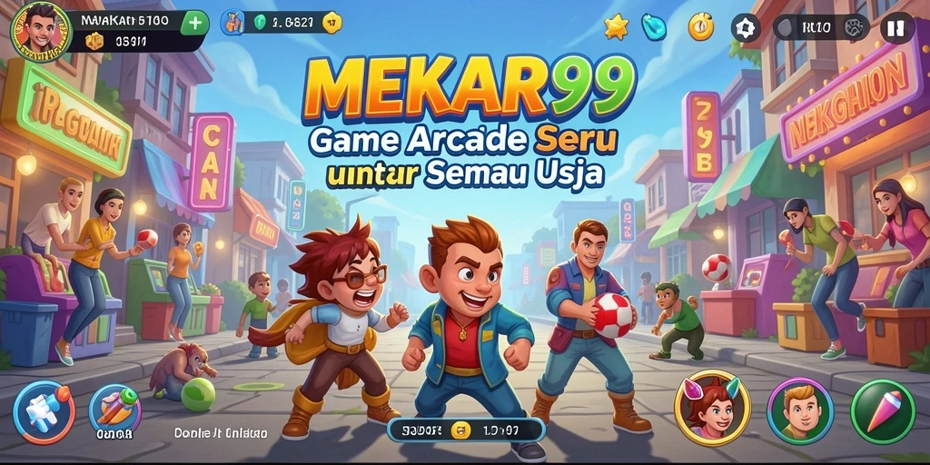 Gameplay penuh warna dan seru dari MEKAR99.