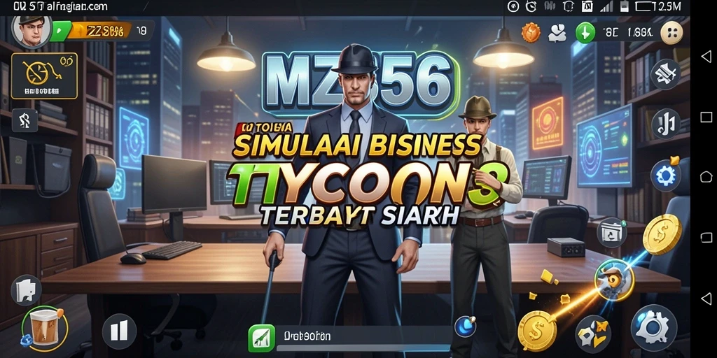 Tampilan gameplay yang menarik dari MZ356 di dunia Tycoon.