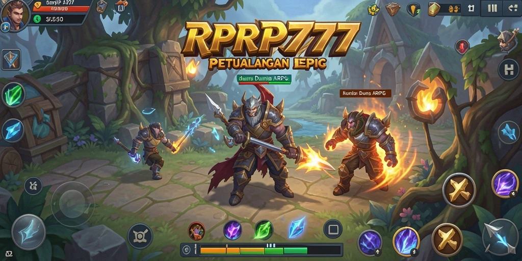 Tampilan utama gameplay RPRP777 dengan aksi menegangkan.