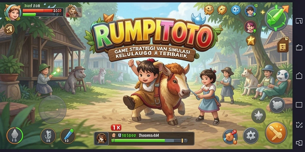 Tampilan menarik dari gameplay RUMPITOTO yang penuh strategi.