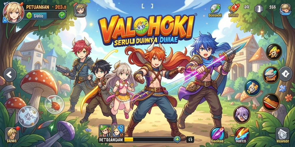 Gameplay VALOHOKI yang menarik dengan karakter Anime terbaik.